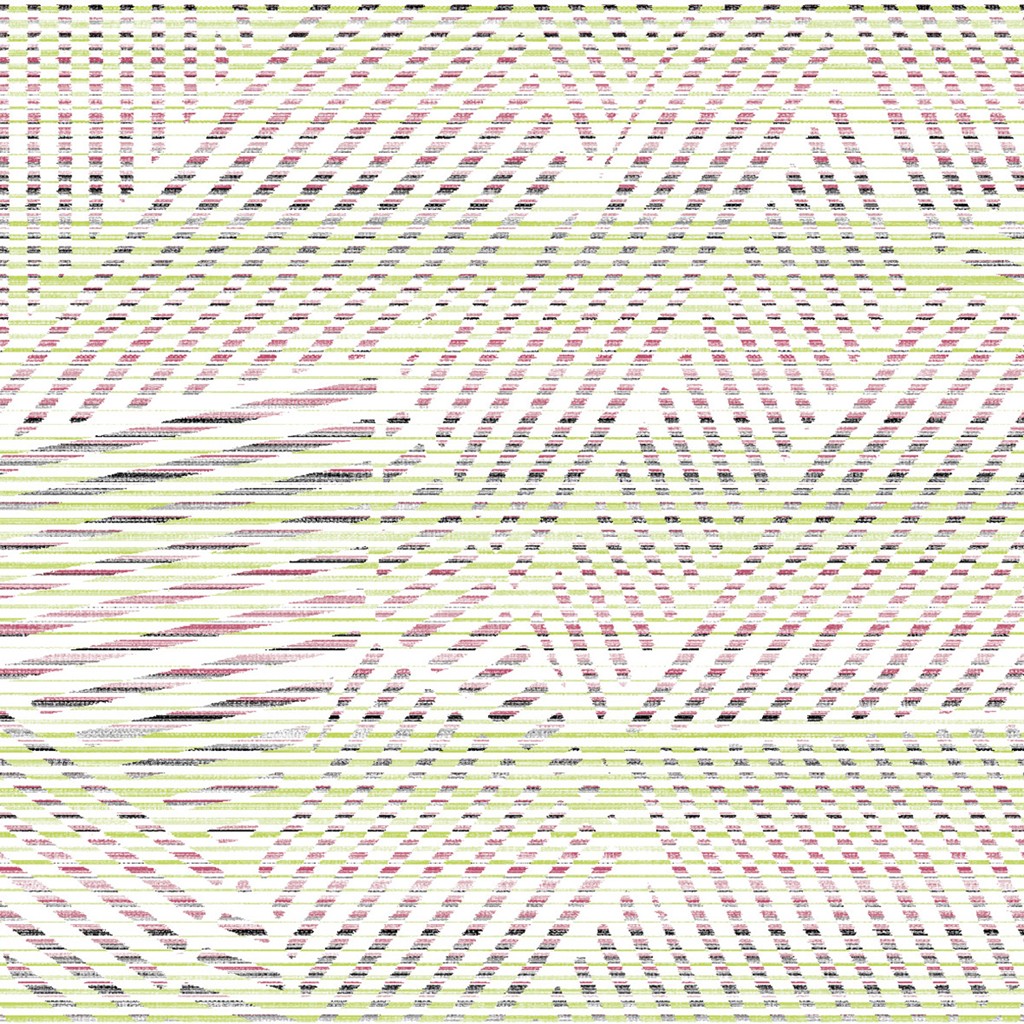 Spanlin Serviette Femke hellgrün-beere-s 40 x 40 cm 1/4 Falz