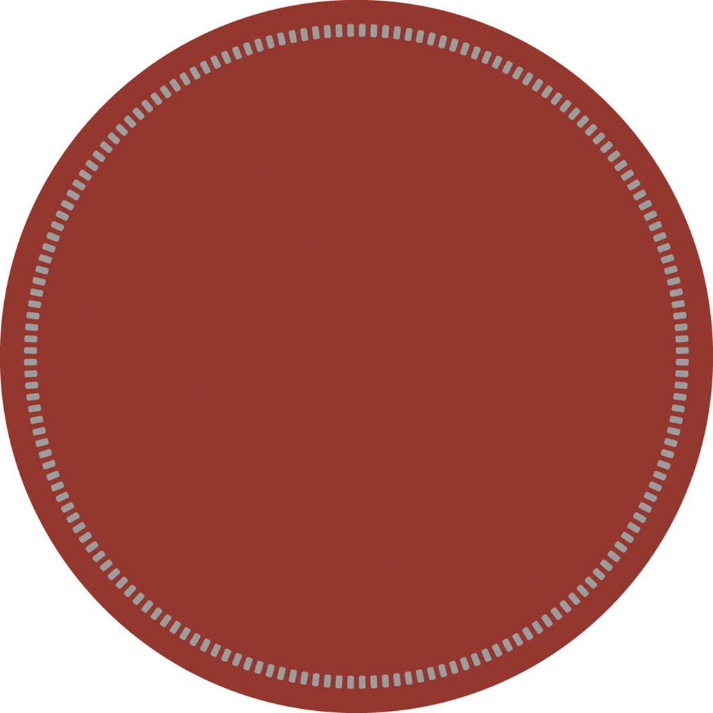 Tissue 9-lg. Deckchen Basic bordeaux (No 90 mm