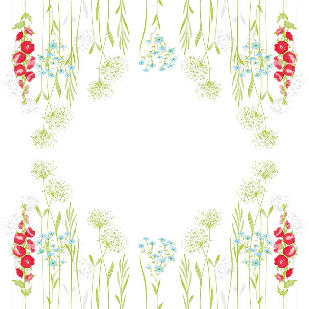 Linclass Tischdecke Milli 80 x 80 cm 1/8-Falz