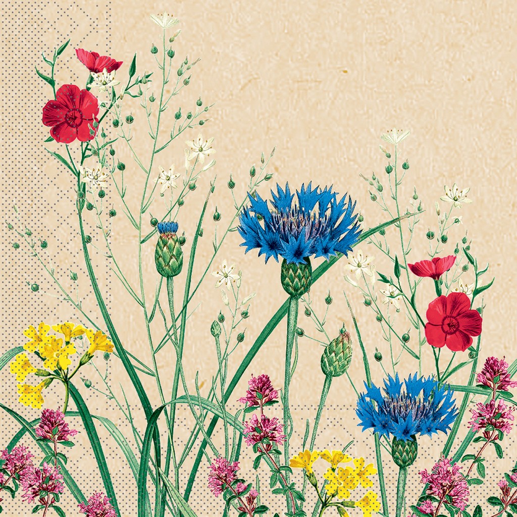 Tissue Serviette Edith 33 x 33 cm 1/4 Falz 3-lg