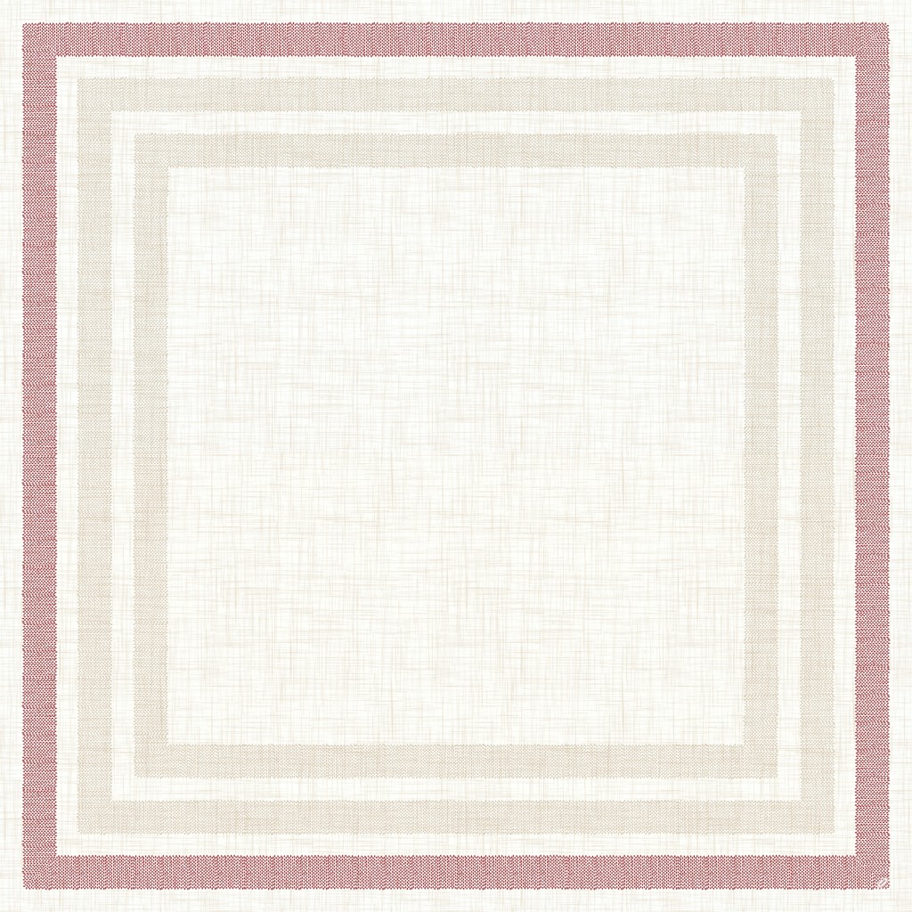 Mitteldecken Dunicel Rigato bordeaux, 84 x 84cm