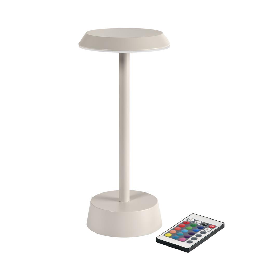Duni Led Lampe Nour, taupe Nour, 26 cm x Ø 11,8 cm, taupe