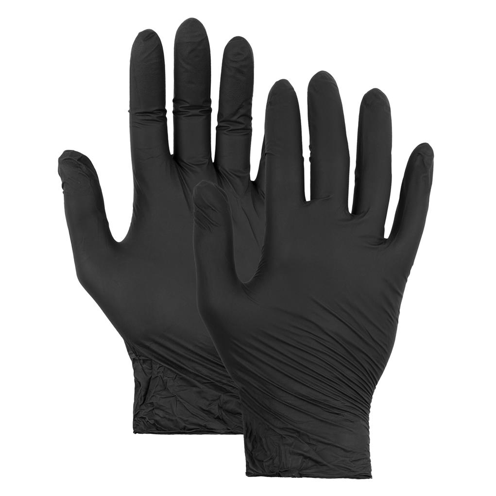 Nitrilhandschuh "Ulith" Gr: S, schwarz schwarz