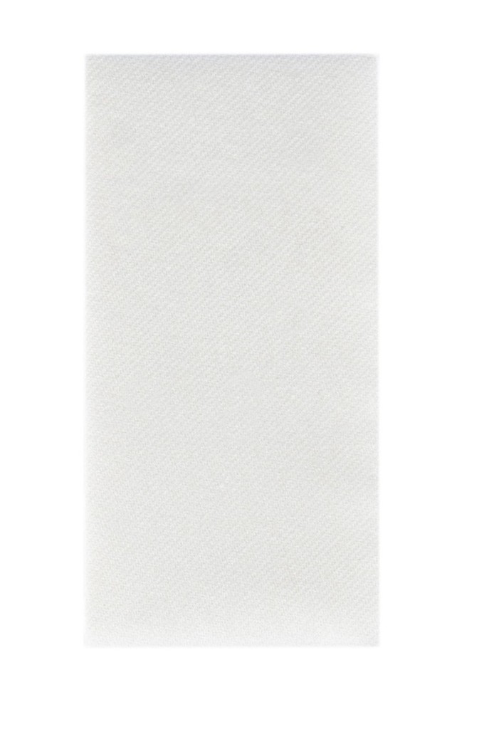 Linclass Serviette Basic weiss 40 x 40 cm 1/8 Falz