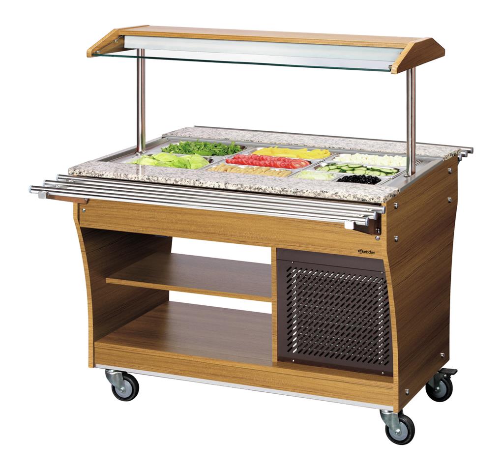 Buffetwagen, kalt, 3x 1/1 GN