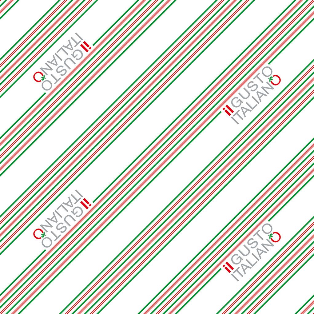 Papier Tischdecke Il Gusto Italiano 80 x 80 cm 1/8-Falz Papier Tischdecke Il Gusto Italiano 80 x 80 cm 1/8-Falz