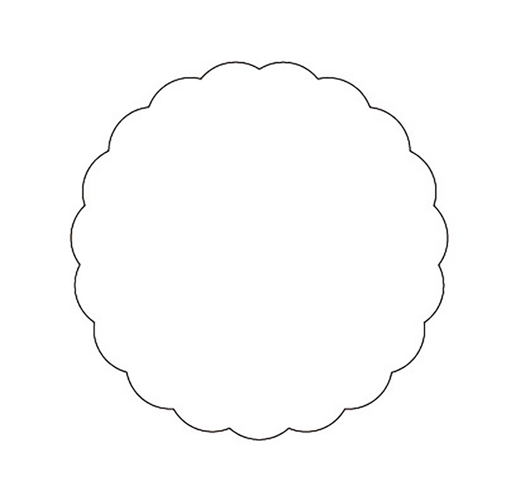 Saugstoff  Deckchen Basic weiss 90 mm