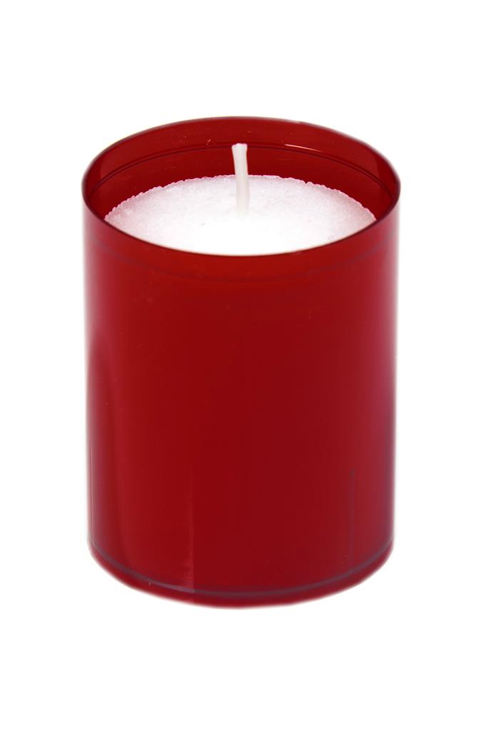 24 Stunden Refill Cups bordeaux 63 mm