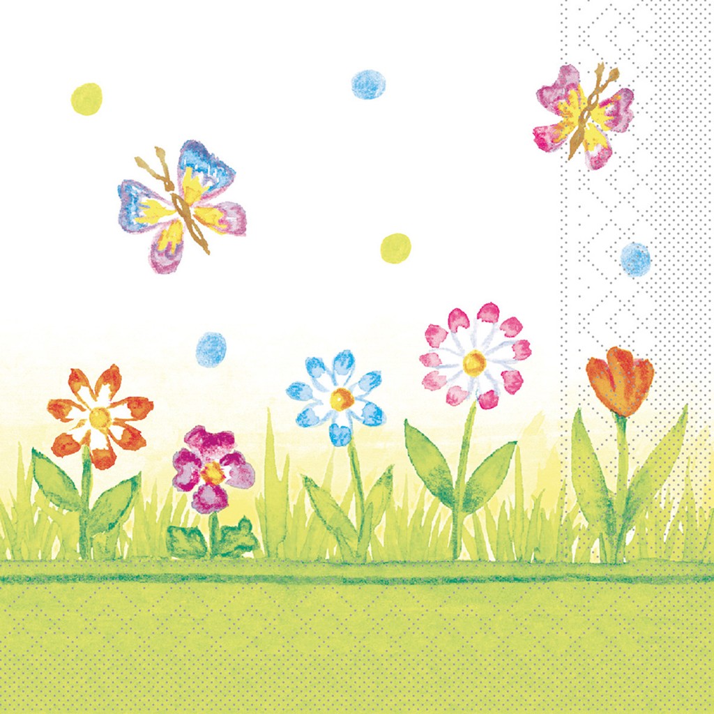Tissue Serviette Insa 33 x 33 cm 1/4 Falz 3-lg