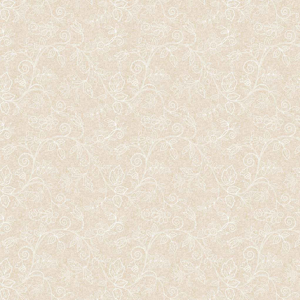 Linclass Tischdecke Darlyn hellbraun 80 x 80 cm 1/8-Falz