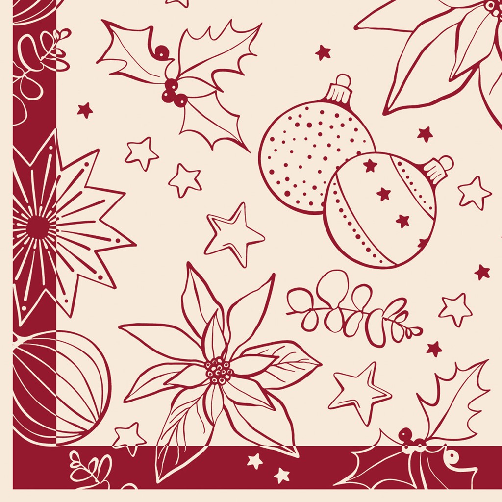 Linclass-Premium Serviette Milan pebble  40 x 40 cm 1/4 Falz
