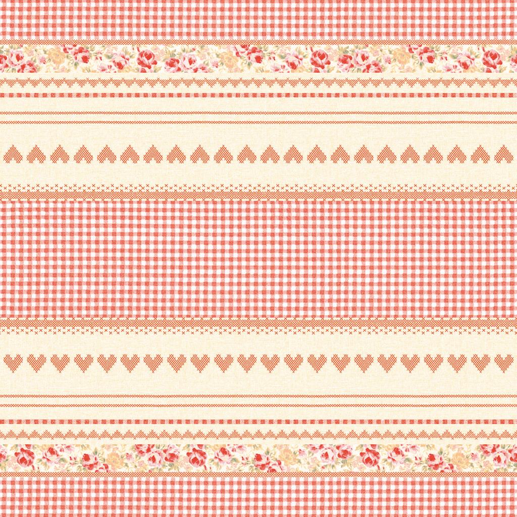 Linclass Tischdecke Mathilda 80 x 80 cm 1/8-Falz