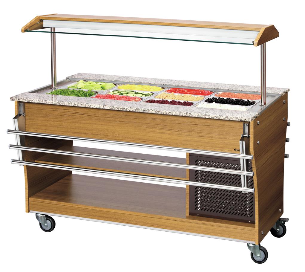 Buffetwagen, kalt, 4x 1/1 GN
