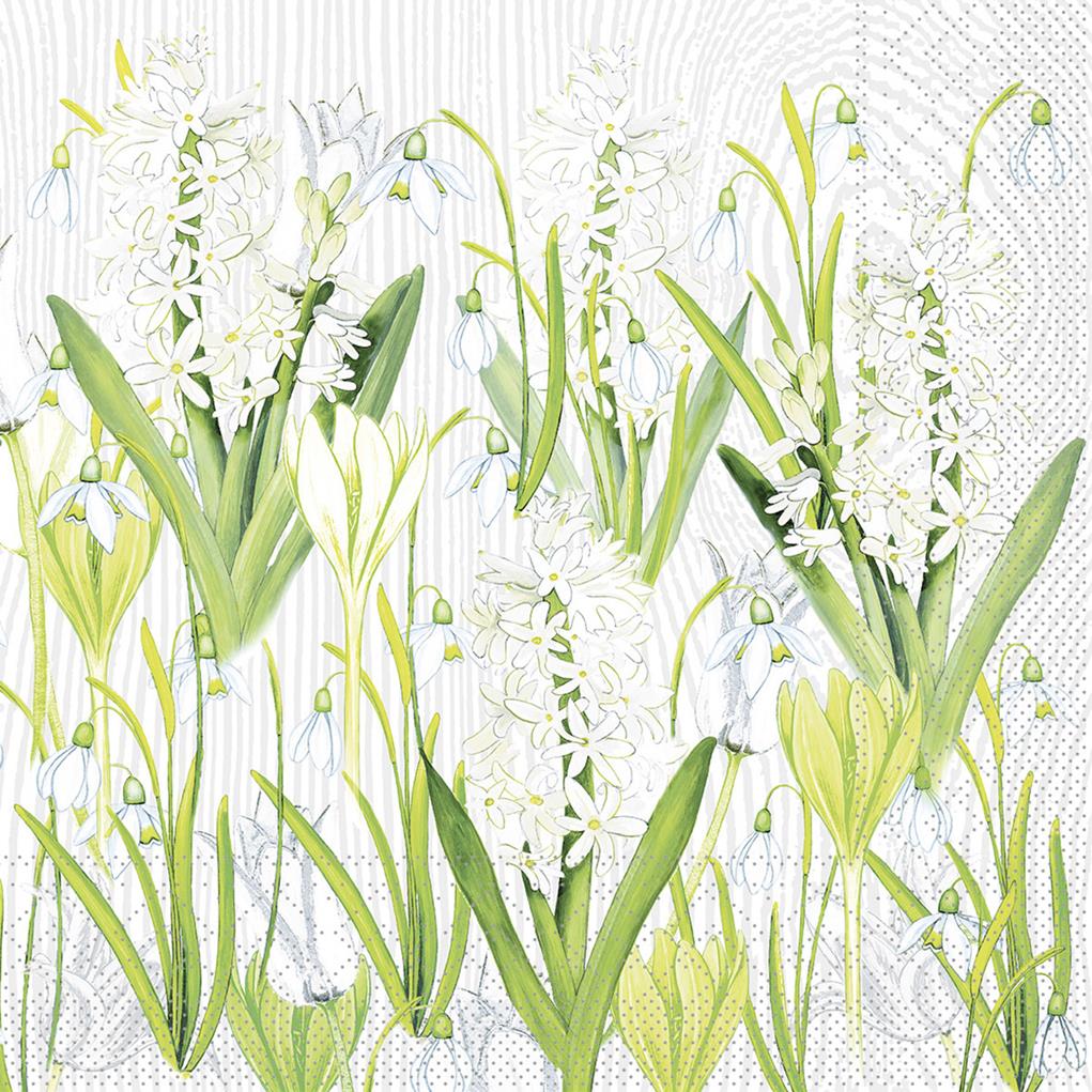 Tissue 3-lagig  Serviette  Amelie 40 x 40 cm 1/4 Falz