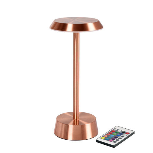 Led Lampe Nour, 26 cm x Ø 11,8 cm, rose  Nour, 26 cm x Ø 11,8 cm, rose gold