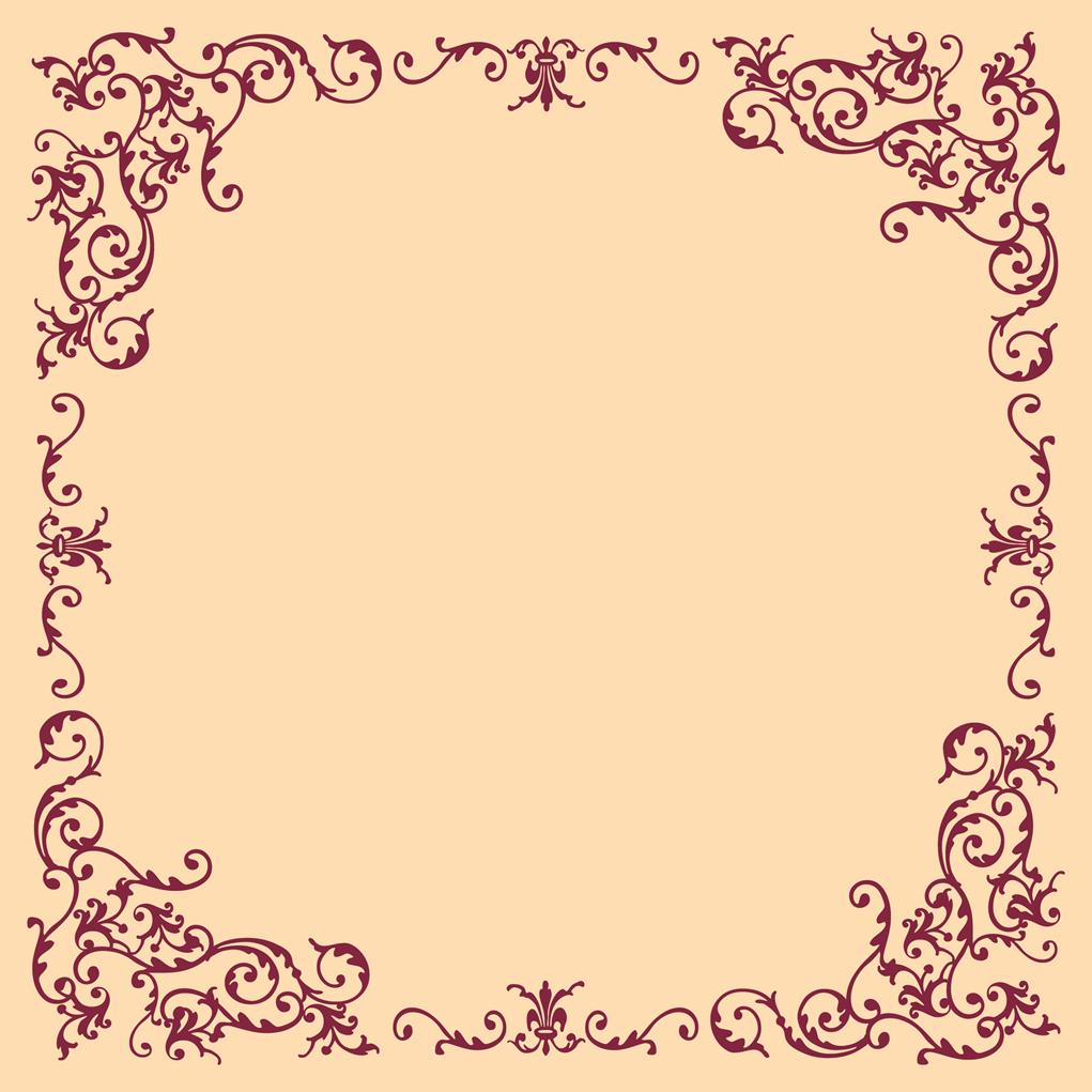 Linclass Tischdecke Pomp creme-bordeaux 80 x 80 cm 1/8-Falz Linclass Tischdecke Pomp creme-bordeaux 80 x 80 cm 1/8-Falz