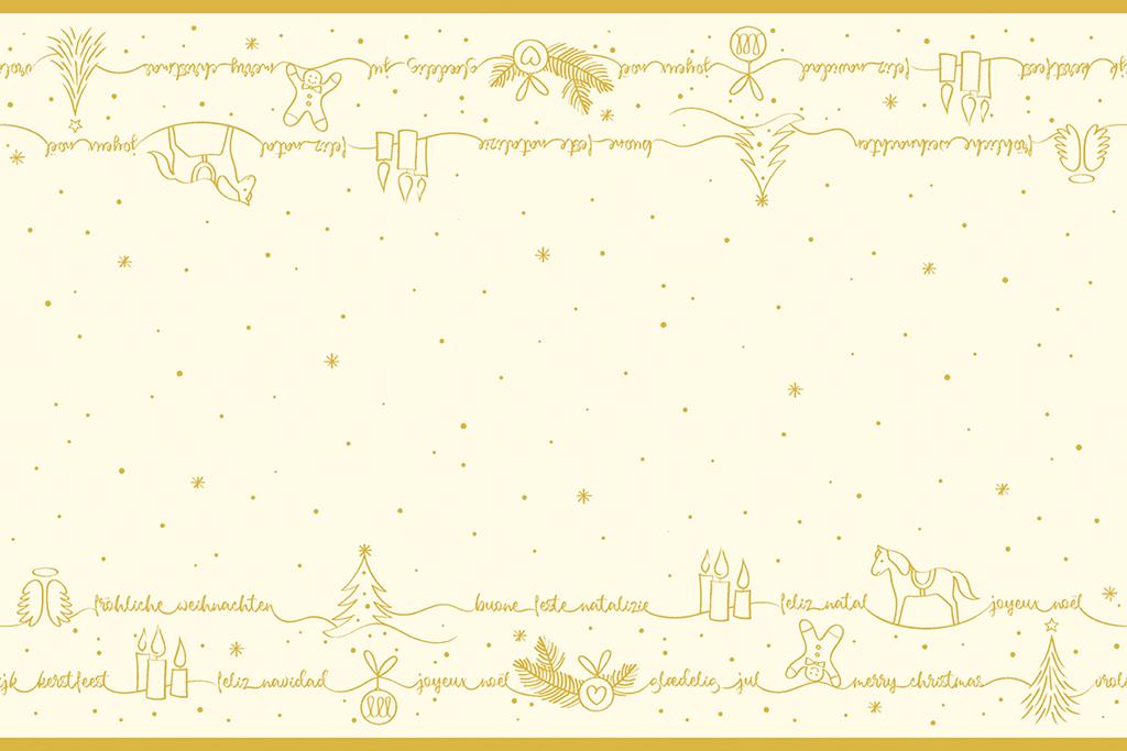 Linclass Tischläufer  Ravin champagner-g 40 cm x 24 m