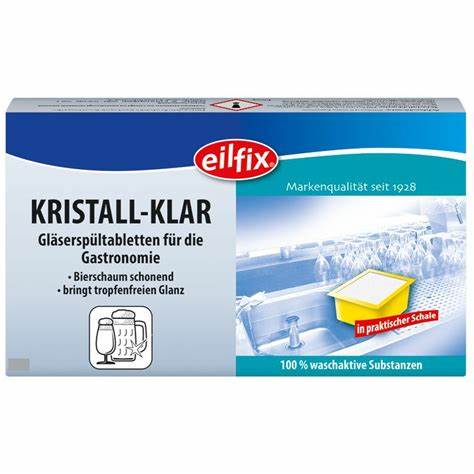 Eilfix "Kristall-Klar", 56x 10 gr Gläserspültabletten für die Gastronomie