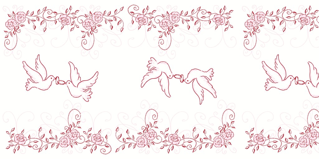 Linclass Tischläufer Hochzeit 40 cm x 24 m