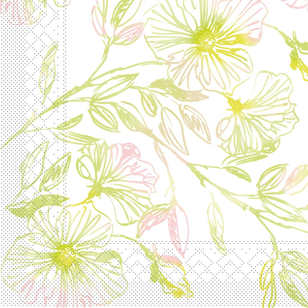 Tissue 3-lg Serviette Opus Earth 33 x 33 cm 1/4 Falz