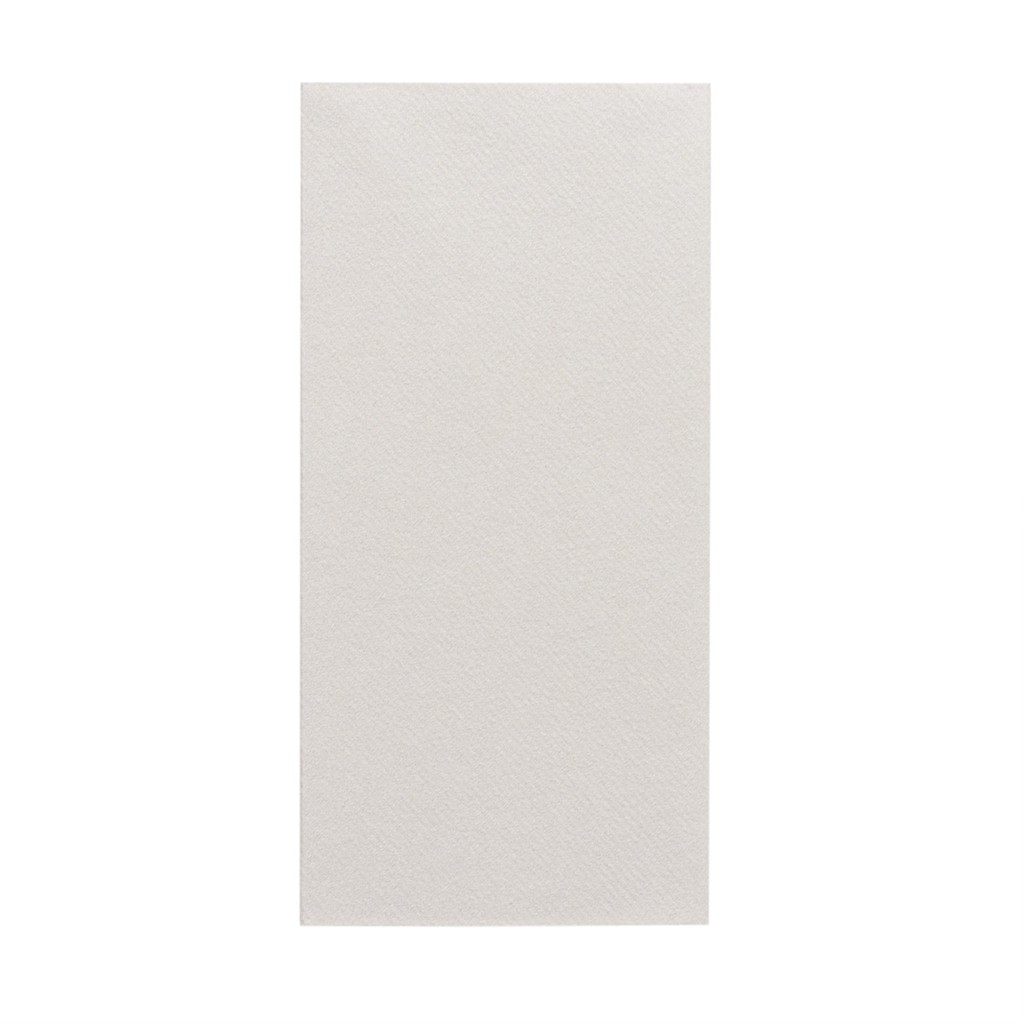 Linclass Serviette Basic pebble stone 40 x 40 cm 1/8 Falz
