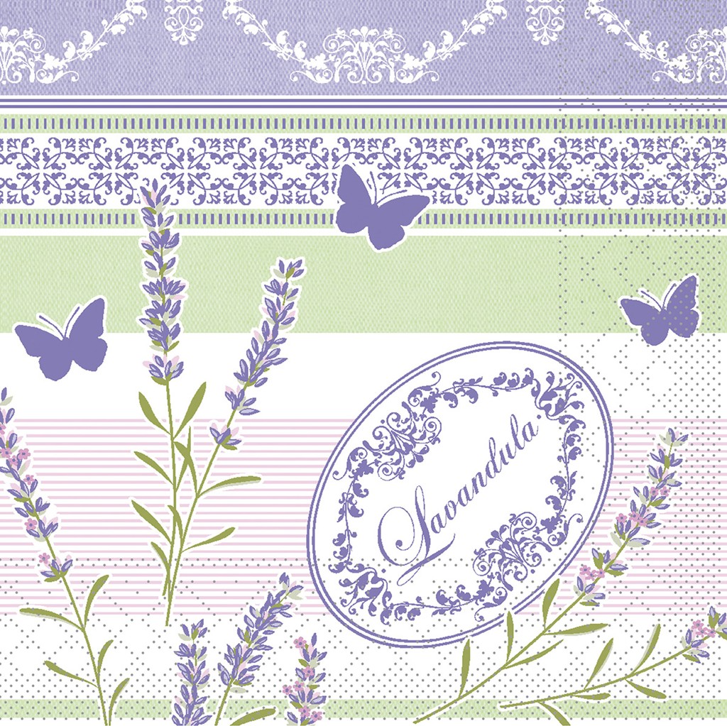 Tissue Serviette Frieda 33 x 33 cm 1/4 Falz 3-lg