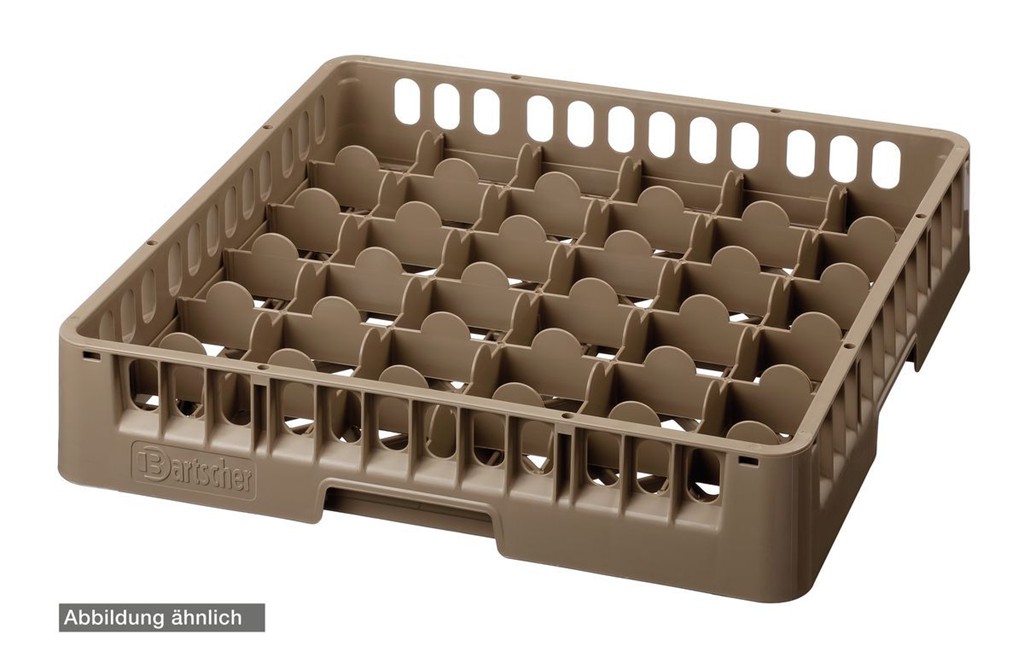 Gläserkorb, 36 Fächer Innenhöhe 123  mm