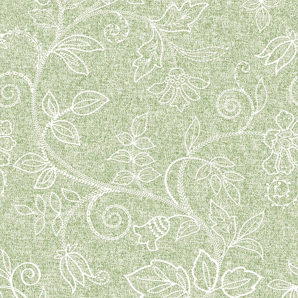 Linclass Serviette Darlyn oliv 40 x 40 cm 1/4 Falz