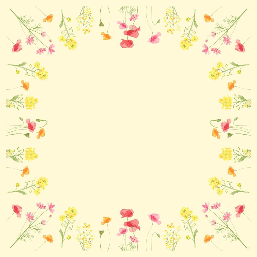 Dunicel-Mitteldecken Poppy Field 84 x 84 cm Dunicel-Mitteldecken Poppy Field 84 x 84 cm