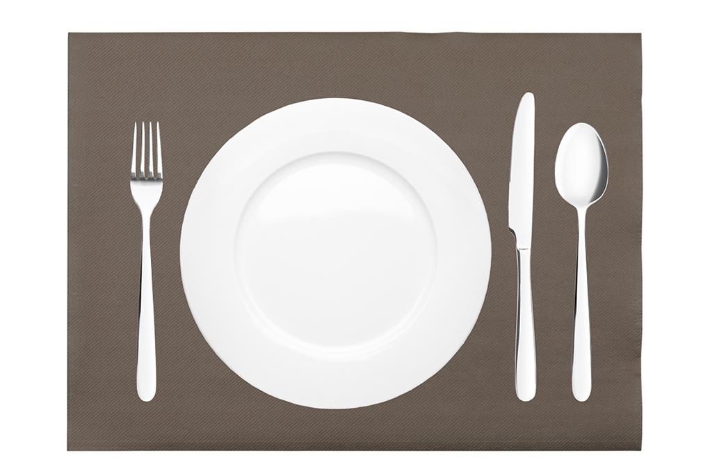Linclass-Premium Tischsets Basic braun 40 x 30 cm