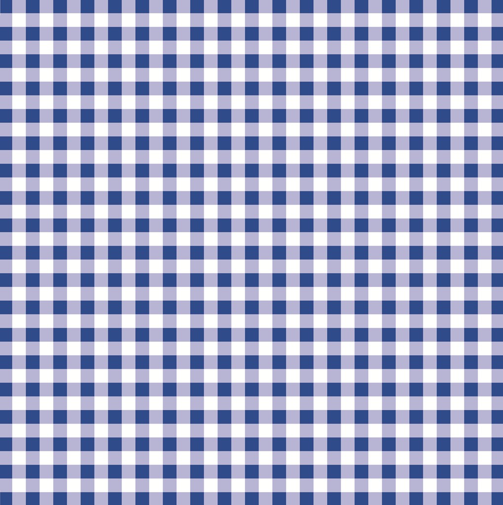 Papier Tischdecke Karo blau 80 x 80 cm 1/8-Falz
