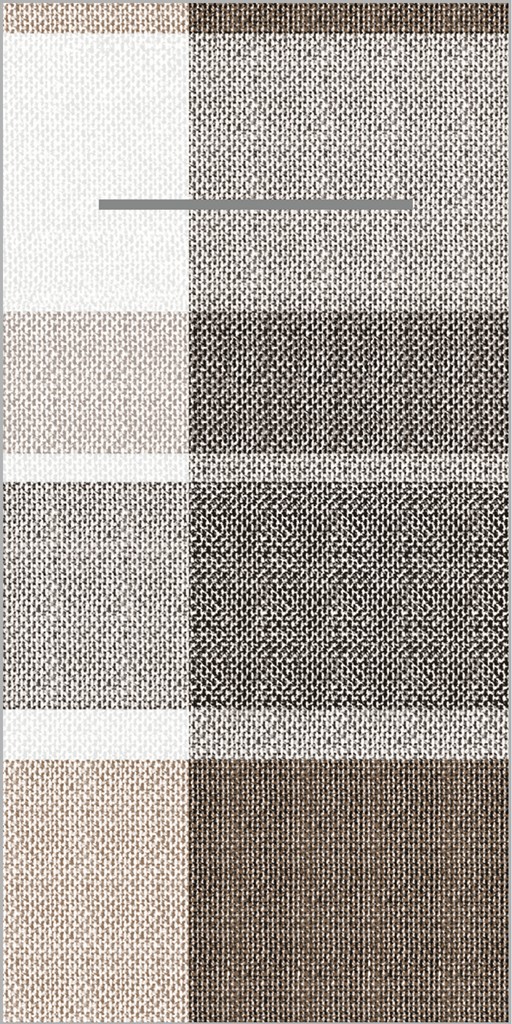 Linclass Pocket-Nap. Marc braun-schwarz 40 x 40 cm 1/8 Falz