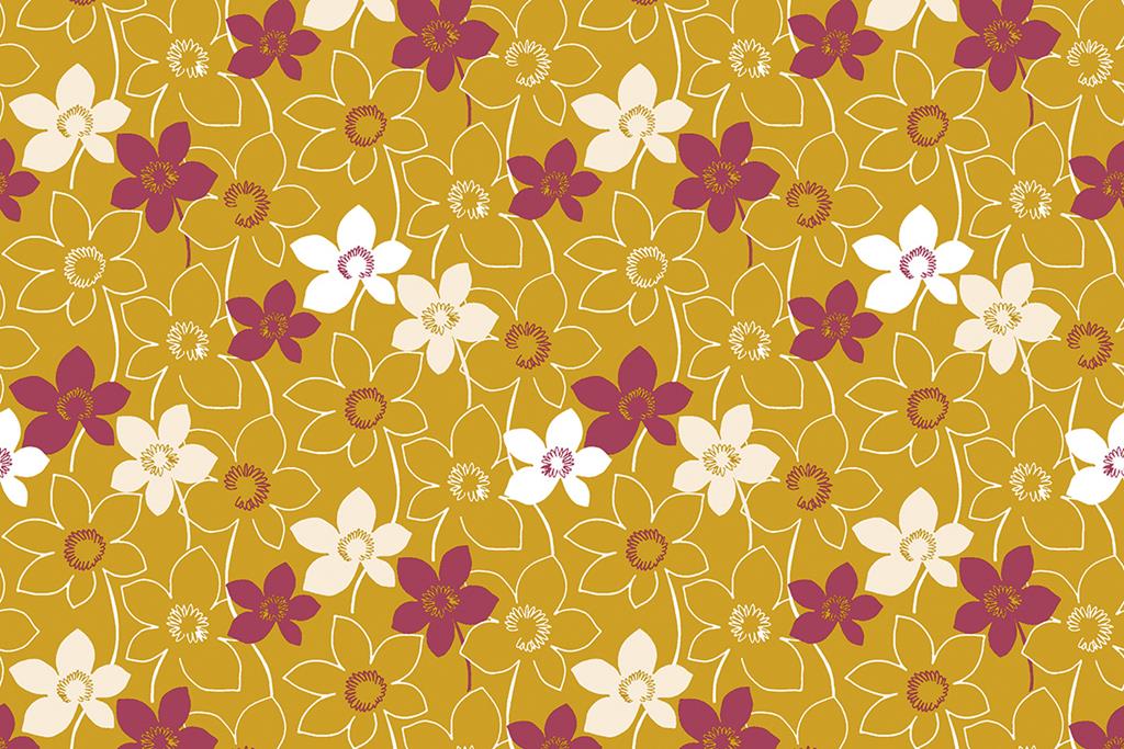 Linclass Tischläufer Cora gold 40 cm x 24 m