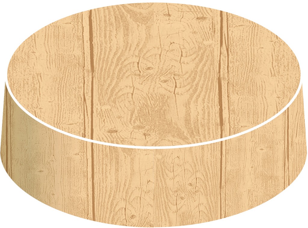 Karton Caps Holz braun 62mm