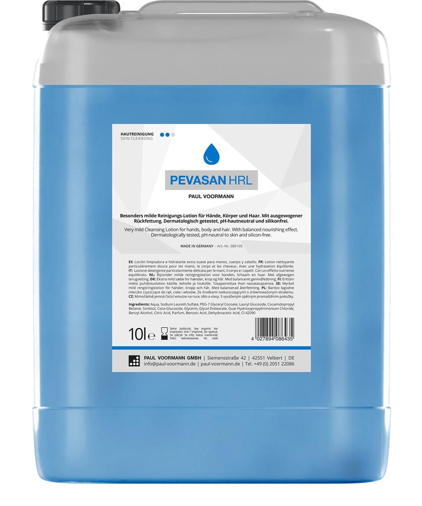 Hautreinigung "Pevasan HRL" 10L Kanister Hautreinigung "Pevasan HRL" 10L Kanister