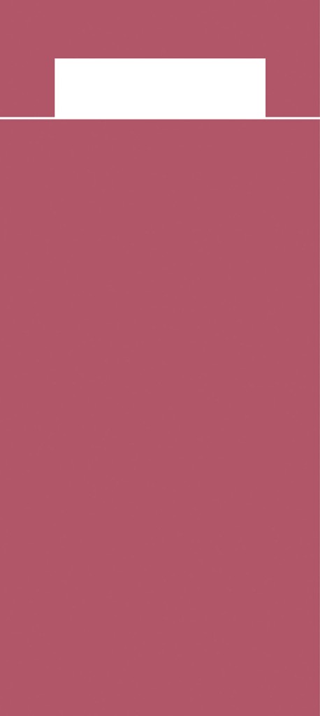 Papier + Tissue Bestecktasche  Basic bor 202 x 85 mm