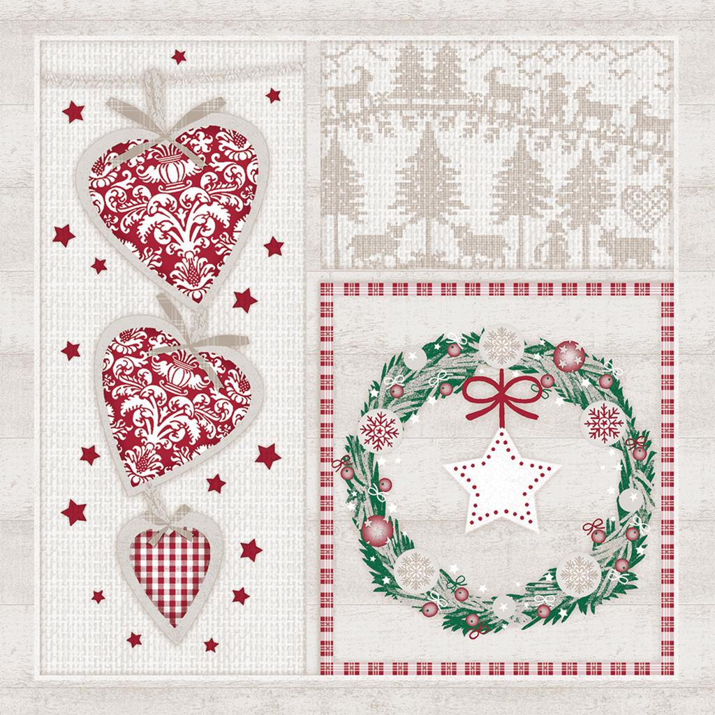 Linclass Serviette  Benita 40 x 40 cm 1/4 Falz