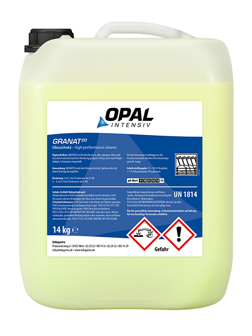 Opal GRANAT²°, 14kg Reiniger für machinelles Gläserspülen