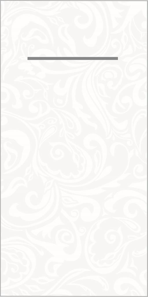 Linclass Pocket-Nap. Lias weiss 40 x 40 cm 1/8 Falz
