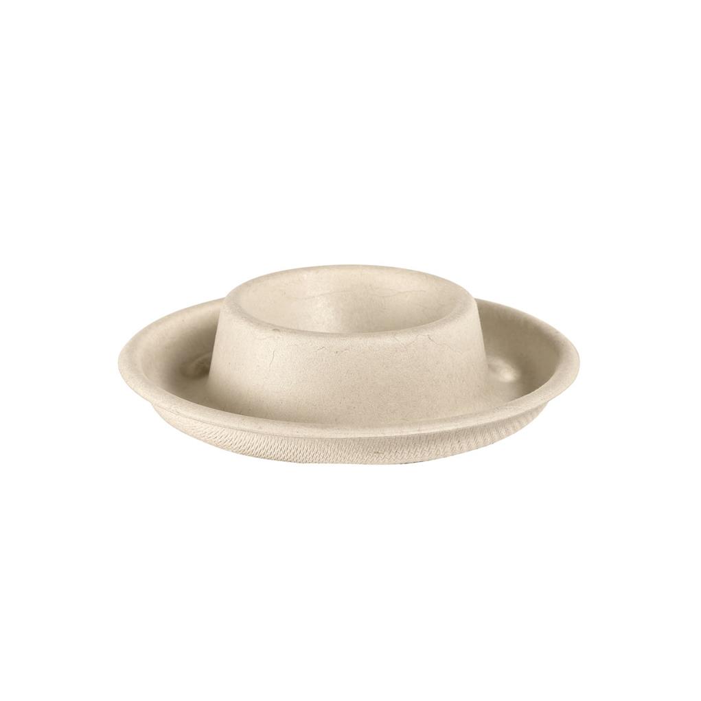 Eierbecher 89 x 21 mm Biopack, braun, Bagasse