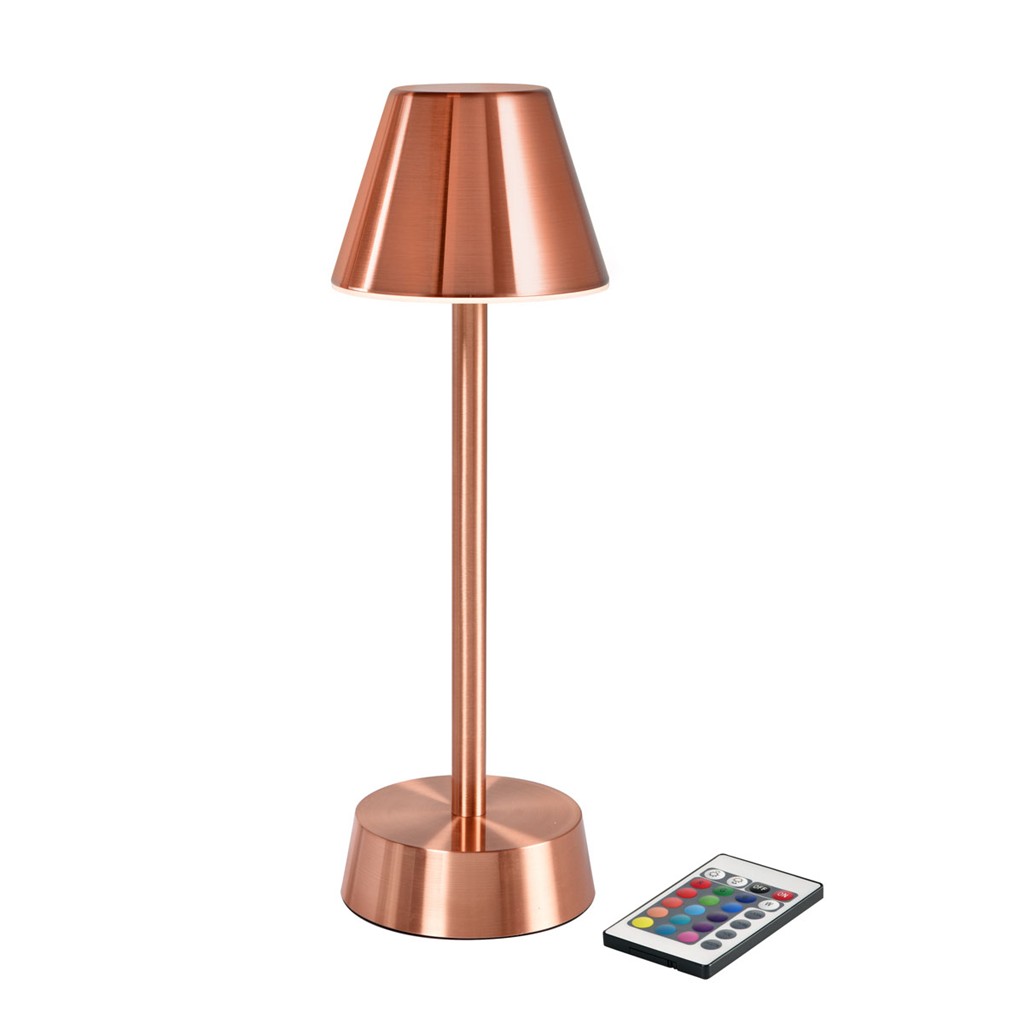 Led Lampe Zelda, rose gold Zelda, 33 cm x Ø 10,9 cm, rose gold
