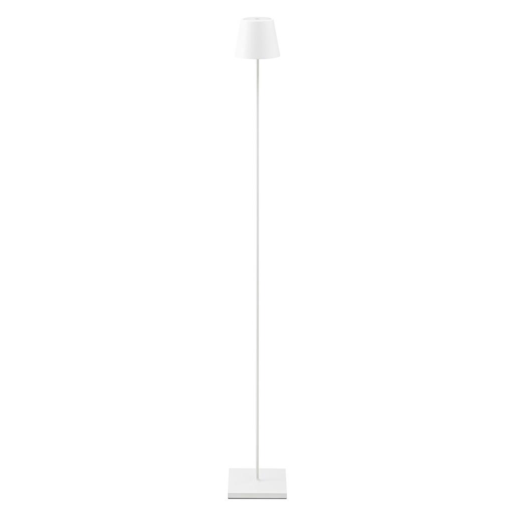 LED Standeuchte kabellos Nuinde 120,0 cm (H) 11,0 cm (D) weiß