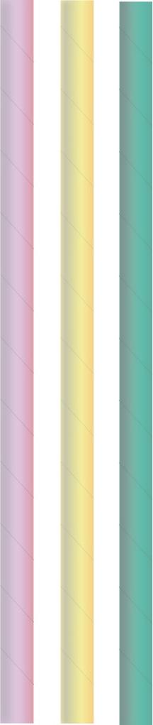 Papier  Papiertrinkhalm  Pastel Mix Ø 8 mm / 230 mm