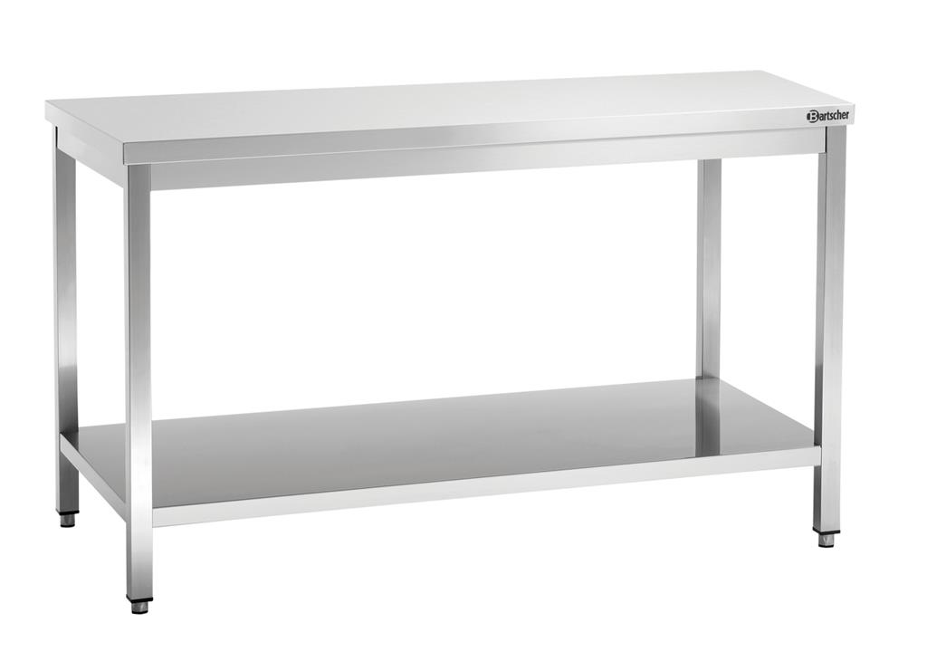 Arbeitstisch 700, B1600 Anlieferungszustand Fest verschweißt