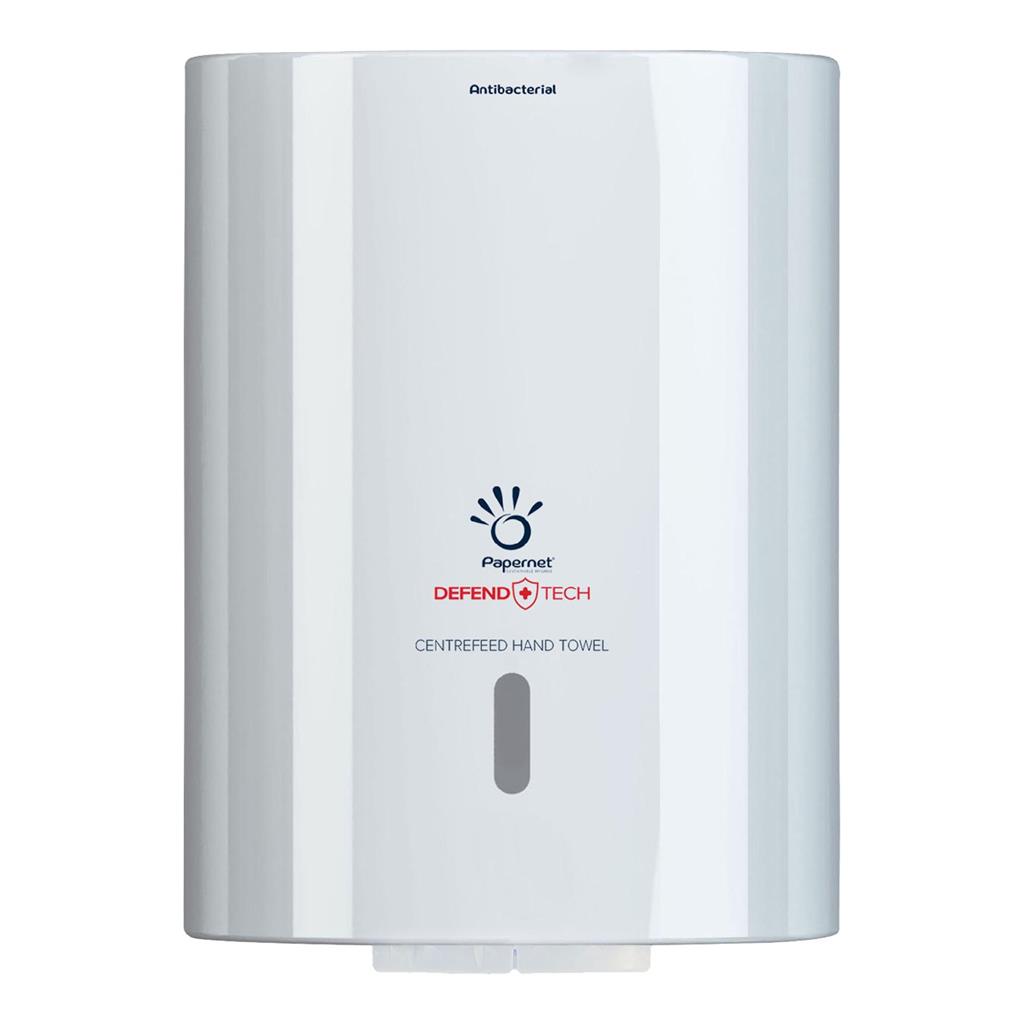 Spender für Handtuchrolle Centrefeed Defend Tech Technologie, weiss