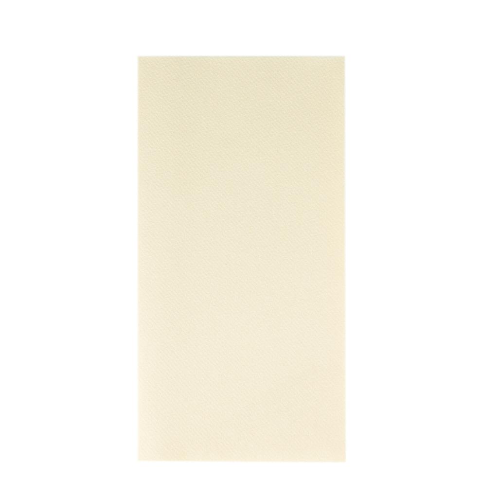Linclass Serviette Basic creme 48 x 48 cm 1/8 Falz