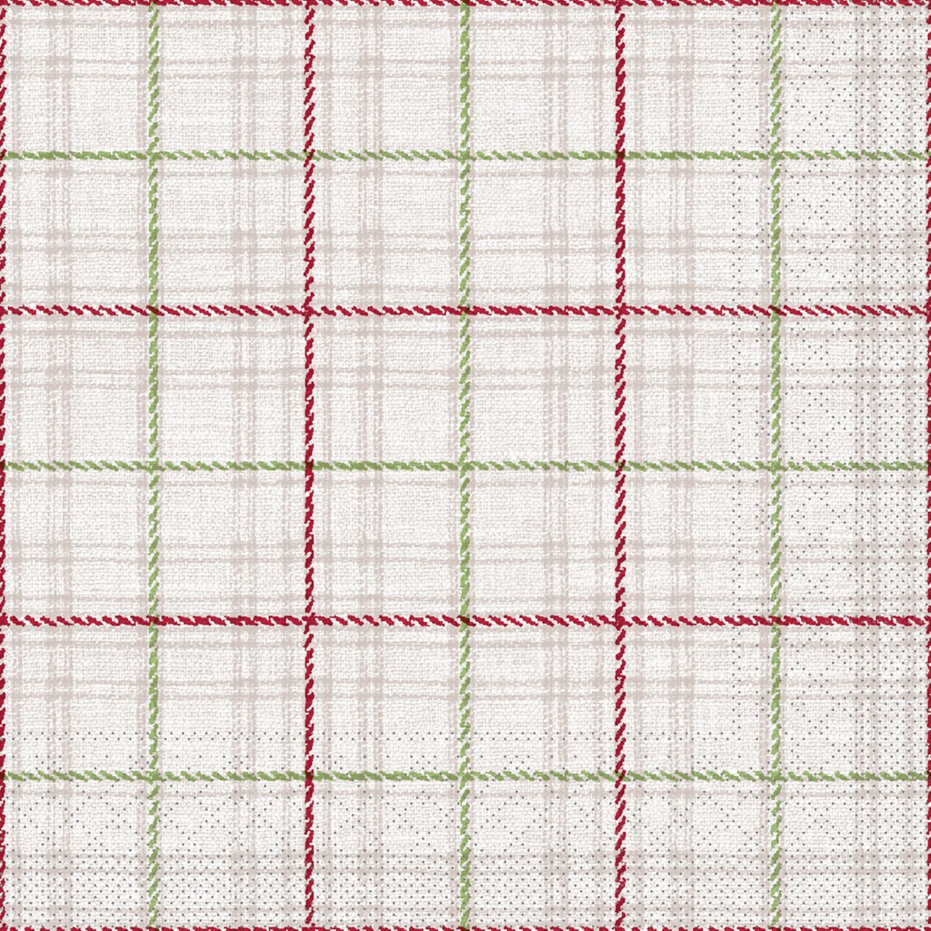 Tissue Serviette Bente 33 x 33 cm 1/4 Falz 3-lg