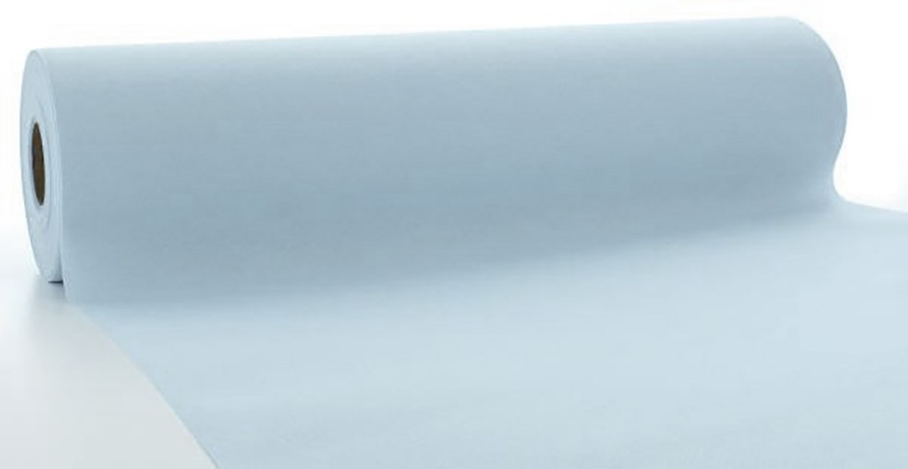 Linclass Tischläufer Basic perlgrau 40 cm x 24 m