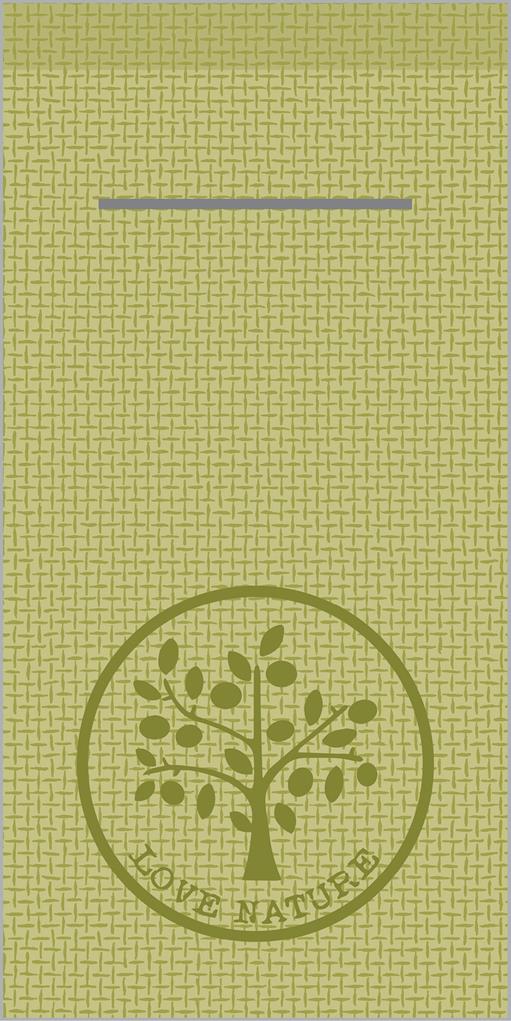 Linclass-Premium Pocket-Napkins Love Nat 40 x 40 cm 1/8 Falz Linclass-Premium Pocket-Napkins Love Nat 40 x 40 cm 1/8 Falz