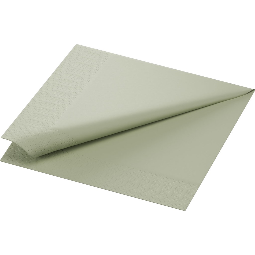 Zelltuchservietten Duni 3 lg 1/4 Falz pistachio green, 40x40cm